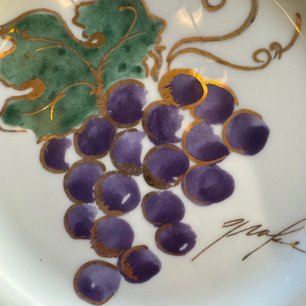Crate & Barrel | Set Hand Painted Lunch/Dessert Plates -Each Plate Different!